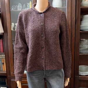 Croft & Barrow Women's Maroon Cardigan